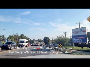 I-695 Beltway Drive 🚗 Woodlawn, Maryland to Halethorpe, Maryland | Real-Time Commute 🇺🇸