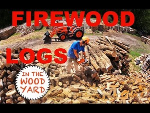 Firewood Cutting - Half a truckload of cherry! - #374