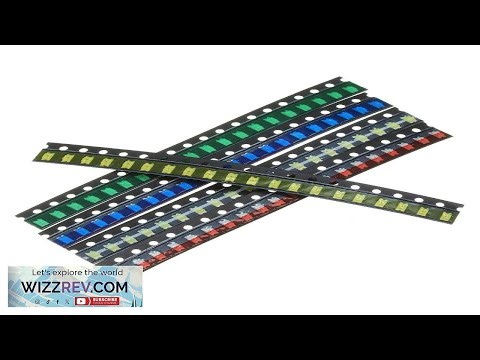 1000Pcs 5 Colors 200 Each 1206 LED Diode Assortment SMD LED Diode