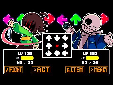 A MISTURA ESPETACULAR DE FRIDAY NIGHT FUNKIN E UNDERTALE! FNF VS Skeleton Bros MOD
