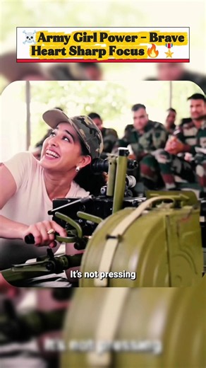 ☠️ Army Girl Power 💥 | Brave Heart, Sharp Focus 🔥🎖️ #shorts