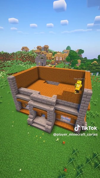 Tutorial de construção de casa fácil para iniciantes no Minecraft