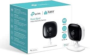 Kasa Indoor Camera, 1080P HD Smart wifi Security Camera with Night Vision, Motion Detection, Remote Monitor, Works with Google Assistant and Alexa (KC100) (Renewed)