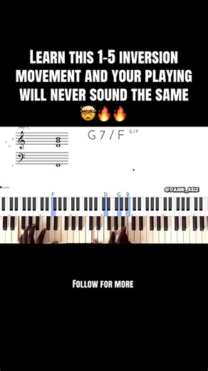 Learn this 1–5 inversion movement and your playing will never sound the same🤯🔥.