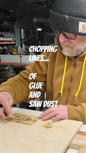 making some.filler #woodworking #diy #wood #filler #homemadewoodfiller #woodwork #woodworker