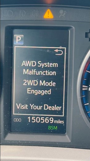 How to fix AWD system malfunction 2WD Mode Engaged in 10 minutes.