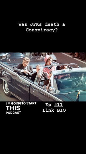Where do you stand on the most famous conspiracy story of all time ? The death of JFK. Taken from episode #11 check out link in bio. | The Conspiracy Podcast