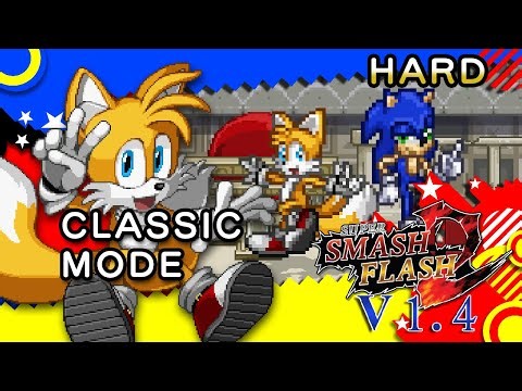 Super Smash Flash 2 1.4 Classic Mode - Tails - Hard!