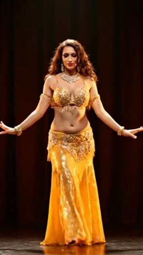Beautiful Belly Dancer on Stage 🔥 Arabic Dance Vibes