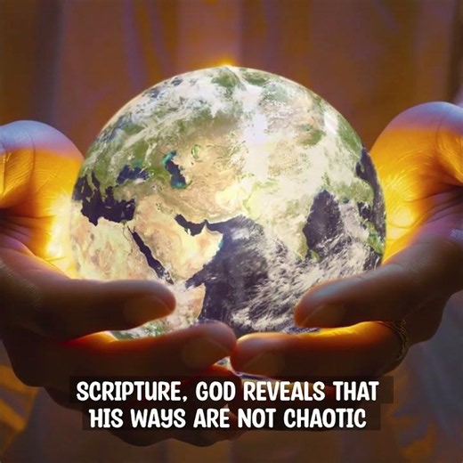 God Brings Order, Not Chaos! 🌍 What Genesis Reveals Will Inspire You #shortvideo #bibleverse
