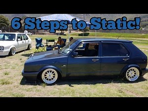 6 Steps to Slam your Mk1 VW! // Citi Golf