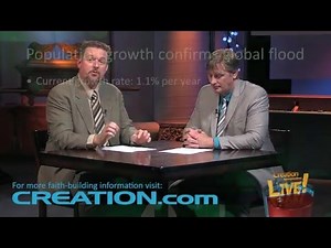 Population growth supports biblical account of the flood (Creation Magazine LIVE! highlight)
