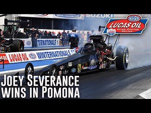 Joey Severance wins Top Alcohol Dragster at Lucas Oil NHRA Winternationals