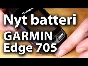 Hvordan du skifter batteriet på din Garmin Edge 705