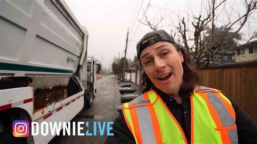 I try working as a recycling truck driver