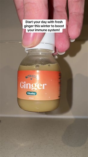 Boost your immune system by making these ginger shots part of your wellness routine! #wellness #wellnessroutine #healthtok #guthealth #immunesystem @nutriseed