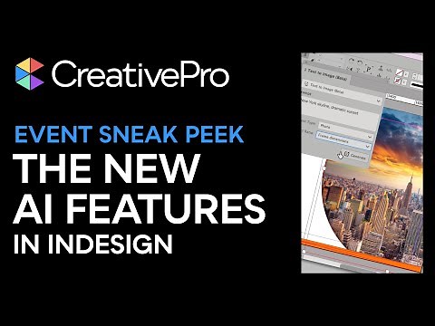 InDesign: Using the New AI Features (Video Tutorial)