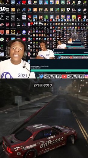 Speed fights with his clone🤣 #fyp #ishowspeed #speed