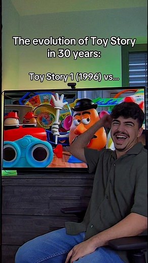 THIS is the evolution of Toy Story movies since 1996 🤯🧸 #disney #toystory5 #nostalgia
