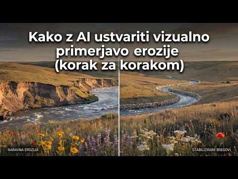 Izdelava simulacije erozije z AI – korak za korakom