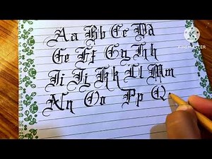 Mastering Gothic Calligraphy: A Beginner's Guide to Beautiful and Stylish Handwriting 🖋️