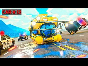 Heist escape but every crash = random car in GTA 5