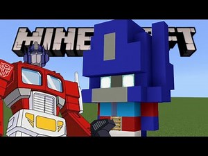 How to build Optimus Prime in Minecraft