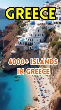 Europe Tour #16 Greece 🇬🇷 | 6000+ Islands & Birthplace of Democracy! #facts #travel #europe