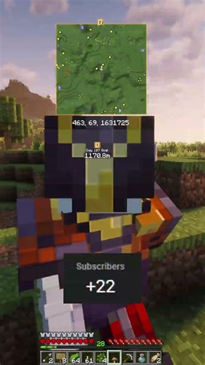 Day 107 of walking 2000 blocks everyday until I reach the world border #minecraft #gaming