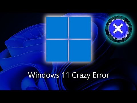Windows 11 Crazy Error