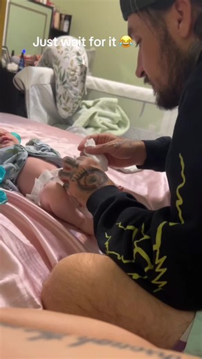 First-Time Dad's Hilarious Diaper Change Fail
