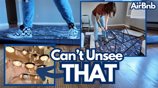 I simply cannot unsee the rare find from my Airbnb project