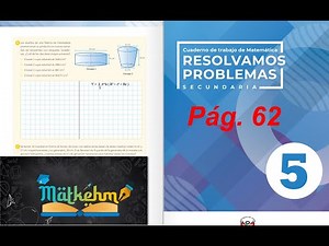5° SECUNDARIA - RESOLVAMOS PROBLEMAS 5 - Pág.62 - Cuaderno de trabajo - Aprendo en casa.