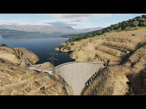 DCS: Syria Map - Flight over Ermenek dam