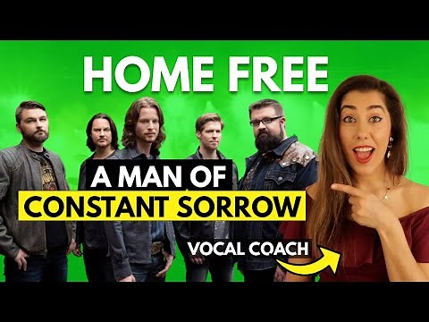 Vocal Coach Reacts to HOME FREE Man of Constant Sorrow (&Analysis) | TrainingVoice Italian Singer 🇮🇹