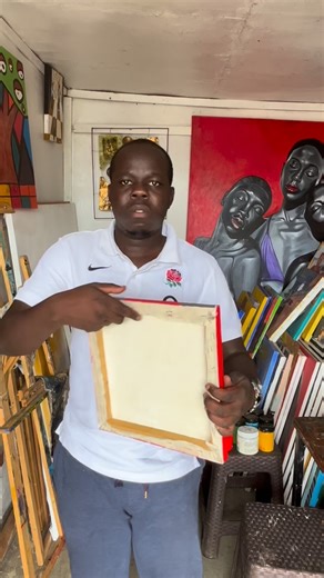 Am at a point of creative blog . It’s time to switch it up . I really love looking good so i did something for the me .something for all of us . The good thing about this painting is that you can hang it the way you want . Check out my website for the original work and prints | Clinton Artisto