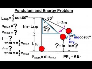 Physics - Test Your Knowledge: Energy (16 of 33) Pendulum and Energy Problem