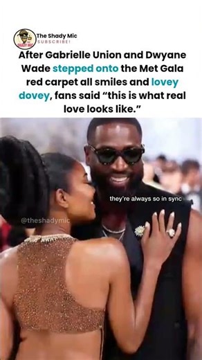 Gabrielle and Dwyane’s “Met Gala chemistry” has people reacting and goes viral #gabrielleunion