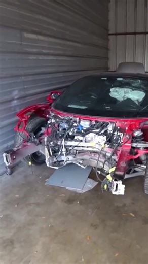 Restoring a $45,000 crashed Ferrari 488. #ferrari #restoration #carrestoration #fixcar #vairal