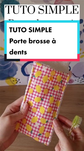 Tuto porte brosse à dents : DIY rapide et facile