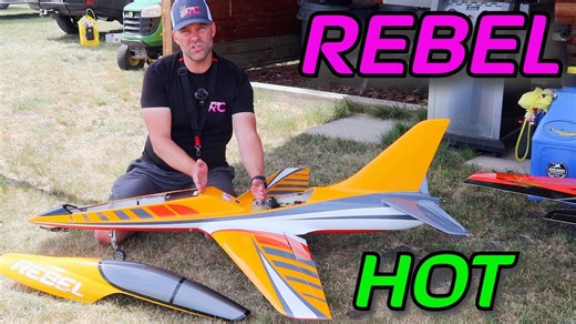 CARF Rebel Hot RC Jet: A Thrilling First Flight
