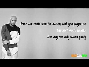 Chris Brown - Waiting [LYRIC VIDEO]