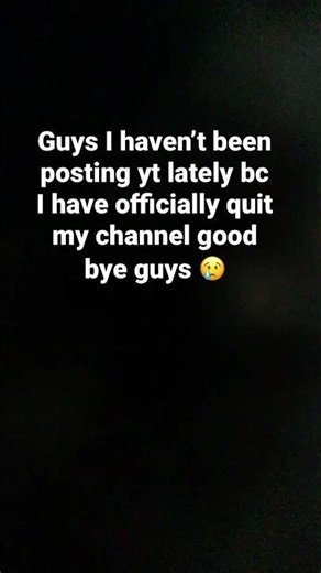 Don’t cry bc it’s over smile bc it happend ty guys bye 😞🙃