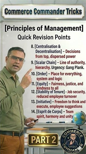 Principles of Management - Quick Revision for CBSE EXAM 2026 🔥 #bstrevision #class12bst #commerce