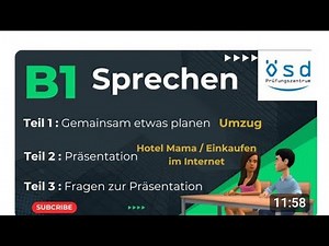 B1 ösd/Goethe Sprechen