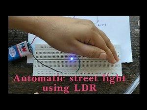 How to make automatic street light using LDR | automatic street light project using ldr sensor BC547