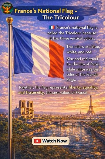 France Flag Explained | Meaning of the Tricolour – Liberty, Equality, Fraternity | World Classroom