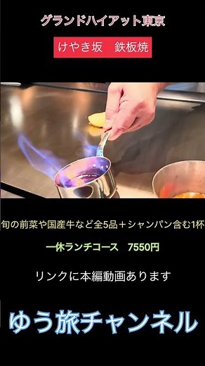 [An incredible experience] The teppanyaki at Grand Hyatt Tokyo was on another level.