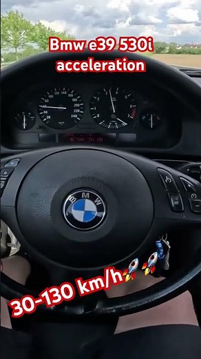 Bmw e39 530i test drive acceleration beschleunigen 30-130km/h top speed #bmwe39 #bmw530i #bmwtop