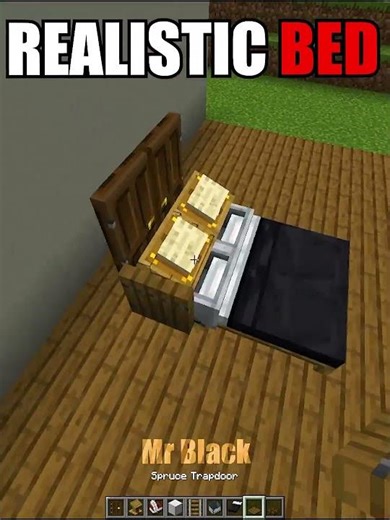 Minecraft Realistic Bed💀